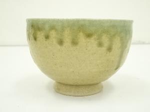 茶道具　不二窯 佐藤和子作　織部　香合　共箱　C　7800 道具 ] - 道具 不二窯 佐藤和子造 赤織部茶碗（共箱） | ネット